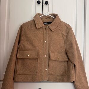 Zara Women's Brown Utility Jacket